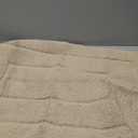 DEXI Bathroom Rug 24x16, Non Slip Washable Bath Mat for Shower Floor, Absorbent Soft Bathmat with Rubber Backing, Quick Dry Microfiber Carpet, Beige