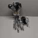 Cooking Utensils Set- 35 PCs Kitchen Utensils with Grater,Tongs, Spoon Spatula &Turner Made of Heat Resistant Food Grade Silicone and Wooden Handles Kitchen Gadgets Tools Set for Nonstick Cookware (Black)