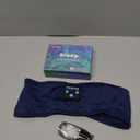 Perytong Sleep Headphones, Headband Headphones 10Hrs Bluetooth Headband with Soft Cozy Earbuds Comfortable Sleeping Headphones for Side Sleepers, Sleep & Lounge Gift Idea for Women Men