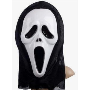 Quenny Skull Mask Halloween Performance Suit Set Skull Cloak Three Piece Role Playing Suit