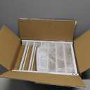 Freestanding Short Dog Gate, 13" Tall Small Pet Gate Easily Step Over, 16"- 44'' Width Expandable Metal Small Puppy Gatefor Stairs, Doorways, Kitchen,House Indoor/Outdoor Use-No Drill Pressure Mount