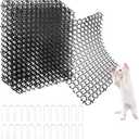 12 Pack Cat Scat Mat with Spikes, 16.5 x 13.4 Inch, Black
Cats Repellent Mats Spikes Indoor and Outdoor with 24 U-nails for Furniture, Fence, Garden