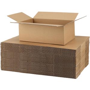 CRUGLA 10x6x4 Shipping Boxes for Small Business, 25 Packs Corrugated Cardboard Boxes for Shipping Packing Mailing (Brown)