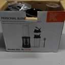 KOIOS Smoothie Blender, 900W Personal Blender for Shakes and Smoothies for Kitchen with 2 Portable Cups 22oz, Single Serve Smoothies Maker Mixer for Juices, Nutritious Recipe, Grey Blue