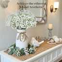 DomeStar 11 PCS Babys Breath Artificial Flowers Bulk, 21" Real Touch Fake Gypsophila Bouquet for Wedding Centerpieces, Home Table Decor, DIY Floral Arrangement