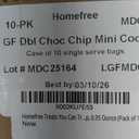 Homefree Treats You Can Trust Gluten Free Mini Cookies, Single Serve, Double Chocolate Chip, 0.95 Ounce (Pack of 10)