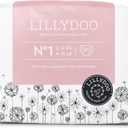 LILLYDOO  Hypoallergenic Baby Diapers, Size 1 (25 kg), 24 pieces, Ultra Soft and Absorbent, Fragrance Free and Lotion for Sensitive Skin, Dermatologically Tested