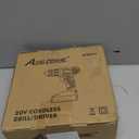 AVID POWER 20V MAX Lithium lon Cordless Drill Set, Power Drill Kit with Battery and Charger, 3/8-Inch Keyless Chuck, Variable Speed, 16 Position and 22pcs Drill Bits (Red)