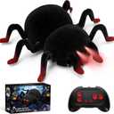 VRG Remote Control Tarantula Indoor Wall Toys, Rechargeable Wall Climbing Spider, Kids Toys for Boys & Girls Ages 3 & Up (Red)