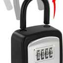 THIRARD Key Lock Box – Portable & Wall-Mounted Key Safe, Weatherproof & Secure Combination Lockbox, Heavy-Duty Key Storage for Home, Airbnb, Rentals, Office, and Emergency Access