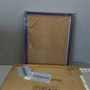 CroBlissful 17"x23" Graduation Shadow Box Frame Large Wood Display Case with Stick Pins Hanging Hardware Graduation Gown Display Memory Shadow Box for Cap Gown Diploma Stole Cords (Purple)