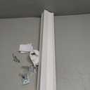 BlindsAvenue Cellular Honeycomb Cordless Polyester Shade, 9/16" Single Cell, Light Filtering, White, Size: 23" W x 48" H