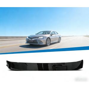 Rear Window Roof Spoiler Visor Wing FIT Toyota Camry 2018-2024, Carbon Fiber Look V2 High Kick Duckbill, FIT SE XSE L LE XLE Hybrid Sedan, 1-Pack