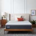 Lucid 2 Inch Bamboo Charcoal Infused Memory Foam Mattress Topper - Full Size Moisture and Odor Control - Ventilated - Plush Feel, Pressure-Relieving Bed Topper CertiPur Certified