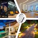24V 500W LED Power Supply, IP67 Waterproof LED Driver, Low Voltage Transformer, AC 90-140V to DC 24V 20.8A Converter with 3-Prong Plug 3.3 Ft Cable for Outdoor LED Light, Landscape Light, Industrial