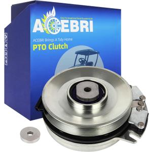 ACEBRI PTO Clutch for Big Dog Hustler: 601311 601311K Super Mini Z 44" & 52", for Warner 5218-222 5218-110 5218-213, for Grass-Hopper 388740 220 223 225 226V 227 321D 322D 325 327A 327EFI 329 428D