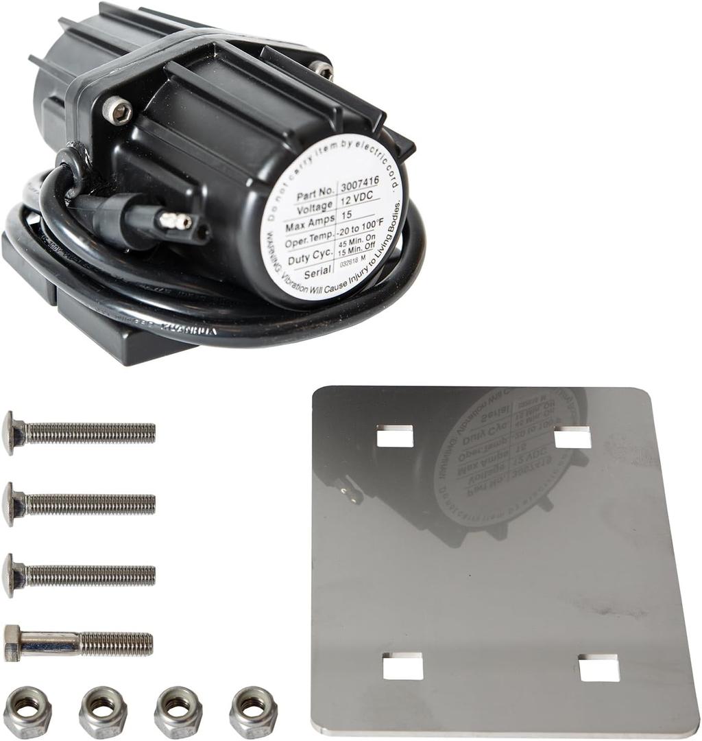 Buyers Products 3020340  200 Pound Vibrator Kit for SaltDogg TGS03  Vibration Motor for Truck Tailgate Spreaders  Smooth Salt & Sand Distribution, Easy Install, All Wiring & Mount Hardware Included