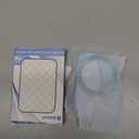 Anteel Silicone Grip Secure Mirror Shower Phone Holder for iPhone 16/15/14/13/12, Magnetic Suction Phone Mount for MagSafe Case, Hands-Free Selfie/Video for TikTok Creator/Influencer (Baby Blue)