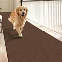 Waterproof 3x8 Runner Rug Non Slip Floor Runners for Dogs, Brown