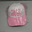 Funny Trucker Hats for Women Hot Pink Funny Gag Hats for Adults Humor Dirty Bachelorette Party Hat