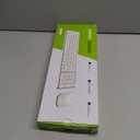 seenda Bluetooth Keyboard and Mouse Combo for Mac, SKM64-2 Rechargeable Slim Wireless Keyboard Mouse Compact, 3 Multi-Device Connection, Compatible for Mac, MacBook Pro/Air, iPad, White Silver