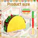 Taco Pinata Mexican Pinata Game with Stick Blindfold for Taco Birthday Party Decorations Mexican Themed Party Supplies Carnival Party Supplies