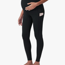 POSHDIVAH Women's Maternity Workout Leggings Over The Belly Pregnancy Yoga Pants with Pockets Soft Activewear Work Pants, M