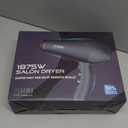 JINRI Hair Dryer, 1875W, 3 Heat & 2 Speed, with Diffuser, with Concentrator, Ionic Technology & Infrared - Black, Detachable Air Intake, Hanging Strap, Non-Foldable, 125V, JINRI-104