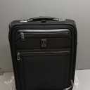 Travelpro Platinum Elite Softside Expandable Carry on Luggage, 8 Wheel Spinner Suitcase, USB Port, Men and Women, International, Shadow Black, Carry On 19-Inch