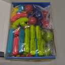 MAGBLOCK 90PCS Magnetic Building Sticks Toy Building Blocks Gift for Boys and Girls, Magnet Sticks Balls and Rods Sets, Sensory Montessori Toys for Preschool Toddlers Kids