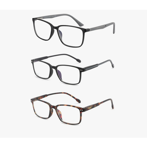 BLUEMOKY Blue Light Reading Glasses Men Women, +0.5