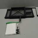 YINMIT Vinyl Record Storage Holder - 80-100 LP Organizer, Metal Display Rack, Quick Assembly Album Storage for Books (Black)