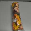 Fake Mums Fall Artificial Flowers Plants for Outdoors Autumn Decoration, 12 Bundles Silk Morning Glory with Eucalyptus Realistic UV Resistant Faux Mums for Outside Planter Yard Garden Home Indoor, Mix (3 Mixed Color(3 Orange, 3 Light Orange, 3 Yellow))