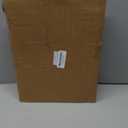 Elliptical Rattan Scalloped Tray, Woven Basket Tray with Bulit-in Handles Scalloped Edges Serving Tray for Coffee Table Living Room Home Decor 14.2" L x 10.9" W x 3.4" H