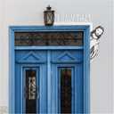 2 x Jesus I Saw That Wooden Door Frame Door Decorations Decor Wall Stickers 8.49" X 7.1"