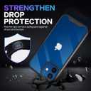 Matone Compatible with iPhone 12 Case, Compatible with iPhone 12 Pro Case, Clear Slim Protective Hybrid Cover Hard PC Back with TPU Bumper - Black