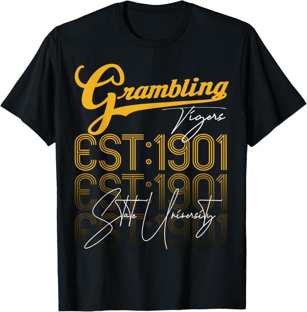 Vintage-Grambling NY State Retro Personalized Birthday Gifts T-Shirt. Size Small
