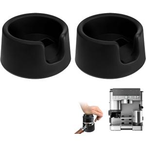 2Pcs Tamper Base for Ninja Luxe, Ninja Espresso ES601/ES701, Anti-Slip Silicone Portafilter Holder for Ninja, Coffee Accessories for Ninja Espresso Machine
