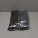 Amazon Essentials 4-Piece Space-Saving Packing Cubes Travel Accessories Set, Luggage Organizer with Double Zipper, Mesh Top, Small/Medium/Large/Slim, Black (Previously Amazon Basics)