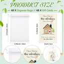 Reallnaive 48 Sets Housewarming Party Favors for Guests Home Bottle Opener with Thank You Cards Organza Bags House Warming Return Gifts New Home Guests Souvenirs Party Decorations