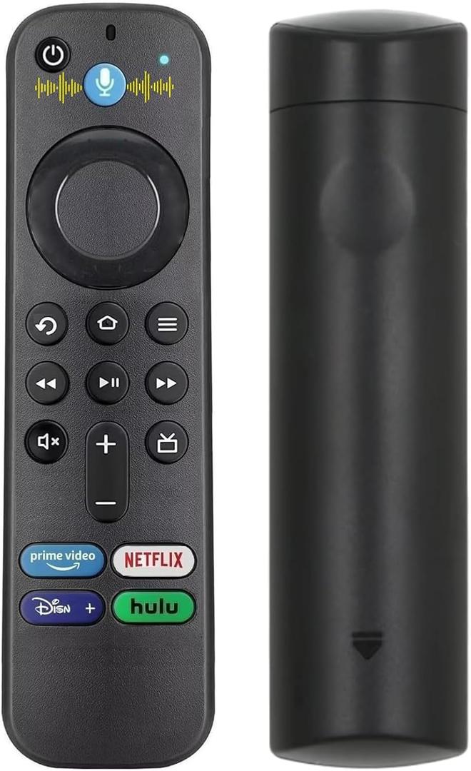 Replacement Voice Remote Control L5B83G Compatible with Fire Smart TVs Cube (3rd Gen), Smart TVs Stick 4K (2nd & 3rd Gen), Smart TVs Stick (3rd Gen) (Black)