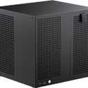 8 Bay NAS Case, MATX/ITX Computer Case, 8x3.5'' HDD+2x2.5'' SSD Drive Bays NAS PC Chassis, Support 170mm ATX PSU, 55mm-Height CPU Cooler, 4 Full-Height PCIe Slot, with 120mm Fan Mounts - Black
