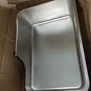Stainless Steel Cat Litter Box, 19.5"L x 13.6"W x 6"H Metal Cat Litter Box with Low Entry for Senior, Injured Cats Anti-Slip Non-Stick No Odor Easy to Clean for Most Cats with Weight of 22Ibs or Less