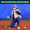 6 Pack Weighted Baseballs Set (16 oz) - Weighted Baseballs for Hitting Training & Improved Power - Pitching Training Baseball for All Skill Levels (Green)