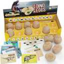 Dan&Darci Dig a Dozen Dino Egg Kit for Kids - Easter Basket Stuffers - Dinosaur Toys Gift 3-12 Year Old - 12 Eggs & Surprise Dinosaurs - Science STEM Activities - Boy Toy Party Gifts for Boys & Girls