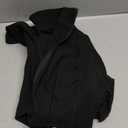 Willit Women's Fleece Running Jacket Pullover Thermal Equestrian Shirt Golf Shirt Long Sleeve Half Zip Exercise Winter Gear (Medium, Black)