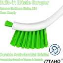 ITTAHO 3 Pack Dish Brush,Dish Scrub Brush, Kitchen Scrub Brush for Cleaning Dishes, Double Sided Bristles Scrubber Cleaner for Dishes,Sink,Pots,Pans,Bathroom Shower,Tile,Tubs