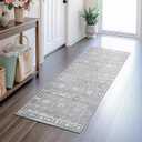 GRANNY SAYS Rug Runners for Hallways Non Slip, Washable Runner Rug for Kitchen Floor, Carpet Runner for Entryway, Laundry Room, Indoor, 2x6 Long Kitchen Rugs with Rubber Backing, Vintage Rug (Grey)
