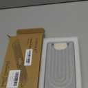 Diatomite Kitchen Faucet Mat - 14Inch Water Absorbing Stone Tray for Sink, Stone Fast-Drying Faucet Mat for Kitchen Counter Sink Accessories (Grey, 14'' x 3.9'') (Gray)