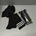 3PCS Kids Soccer Socks with Shin Guards and Shin Sleeves Set for for Age 5-12 Boys Girls Lightweight Soccer Football Equipment